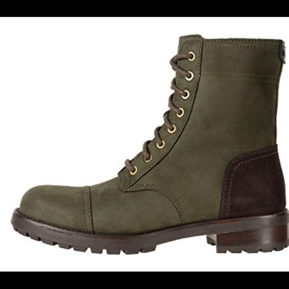 UGG♥️NEW♥️Boots green & brown size 10 - Picture 4 of 8